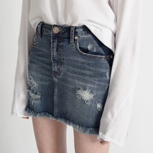 Superstar Blue Stretch 2020 High Waist Denim Skirt